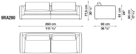 B&B Italia Диван из ткани Richard sun-id-1429934 - Вид №41