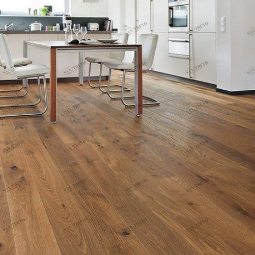 Паркетная доска Haro 4000 Series Top connect дымчатый Саваж Дуб Натур с брашью (Текстурированная) 2200х173 мм 530148