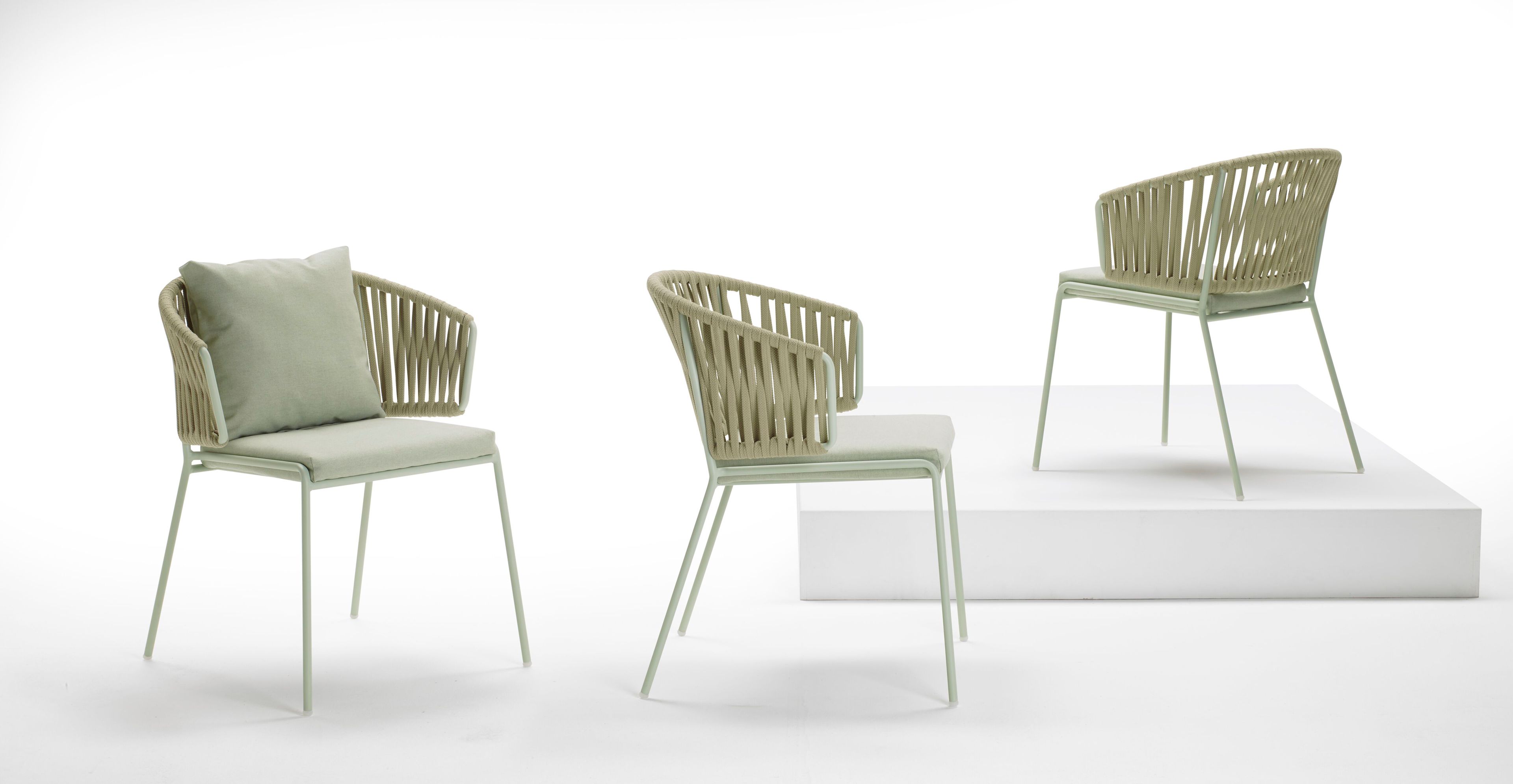 Металлический стул и морской канат с подлокотниками S-CAB Лиза ARCH-00017230 - Вид №15