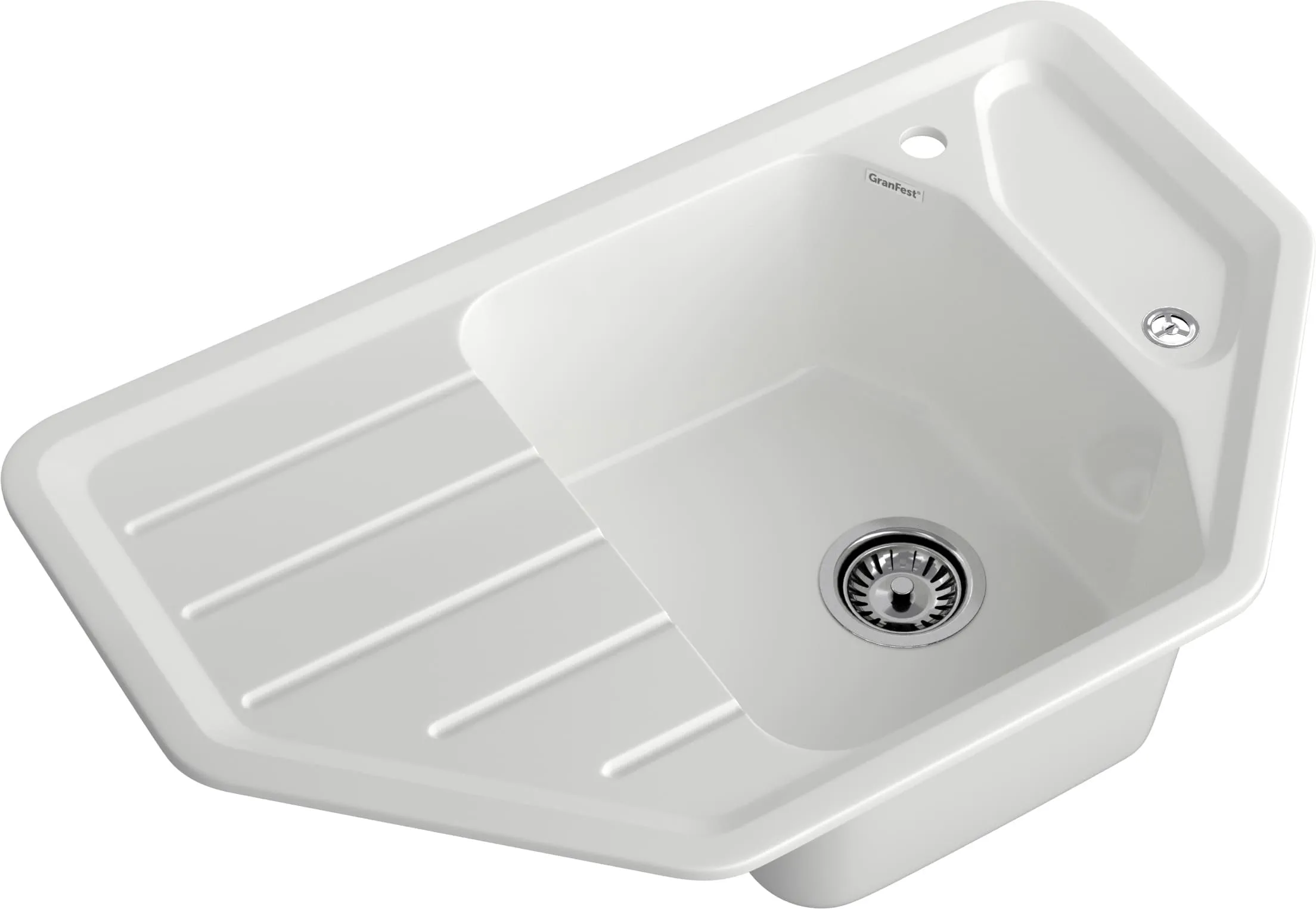 Кухонная мойка Искусственный камень CORNER S315 GranFest C-800E-S315 - Вид №2