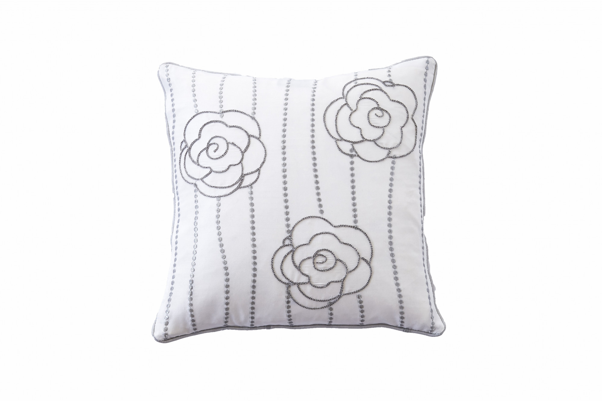 CU30_CAM подушка декоративная 30/30 шелк наполнитель перо GINGERLILY Santreyd 