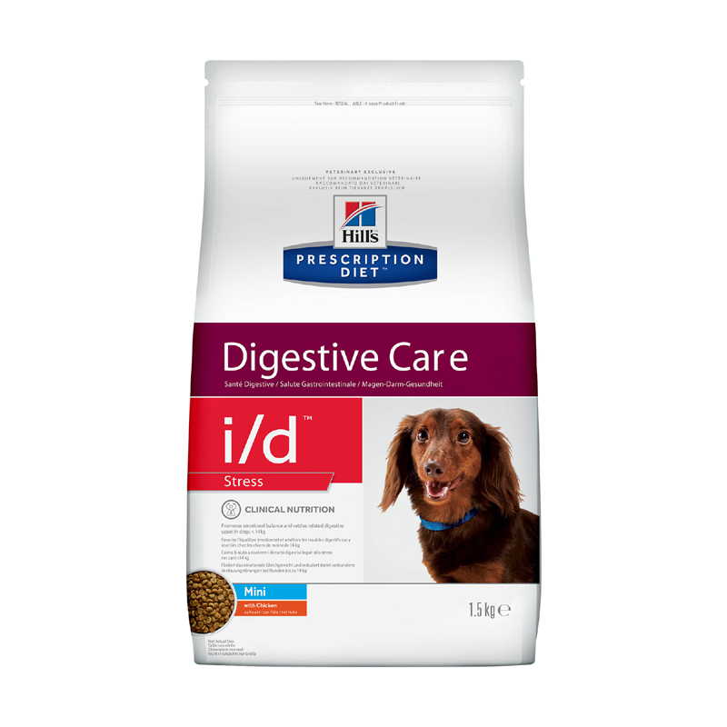 ПР0039522 Корм для собак Hill"s Prescription Diet Canine I/D для мелких пород, лечение ЖКТ + стресс сух. 1,5кг Hill's 