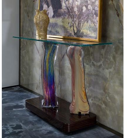 Reflex Прямоугольная стеклянная консоль Sassi sun-id-1460419 - Вид №1