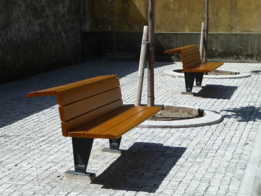 Metalco Деревянная скамейка со спинкой sun-id-1385509 - Вид №4