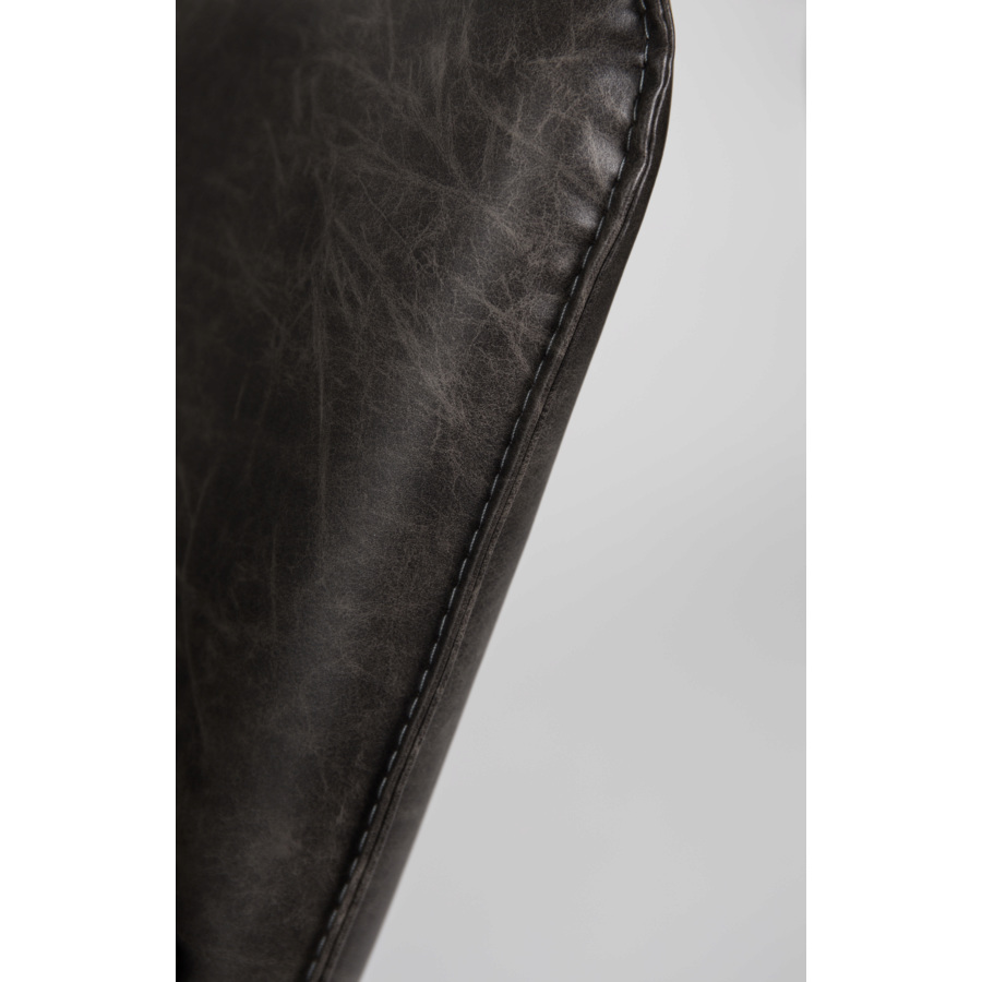 Лаунж кресло Bon темно-серое White Label Living 3100041 - Вид №9