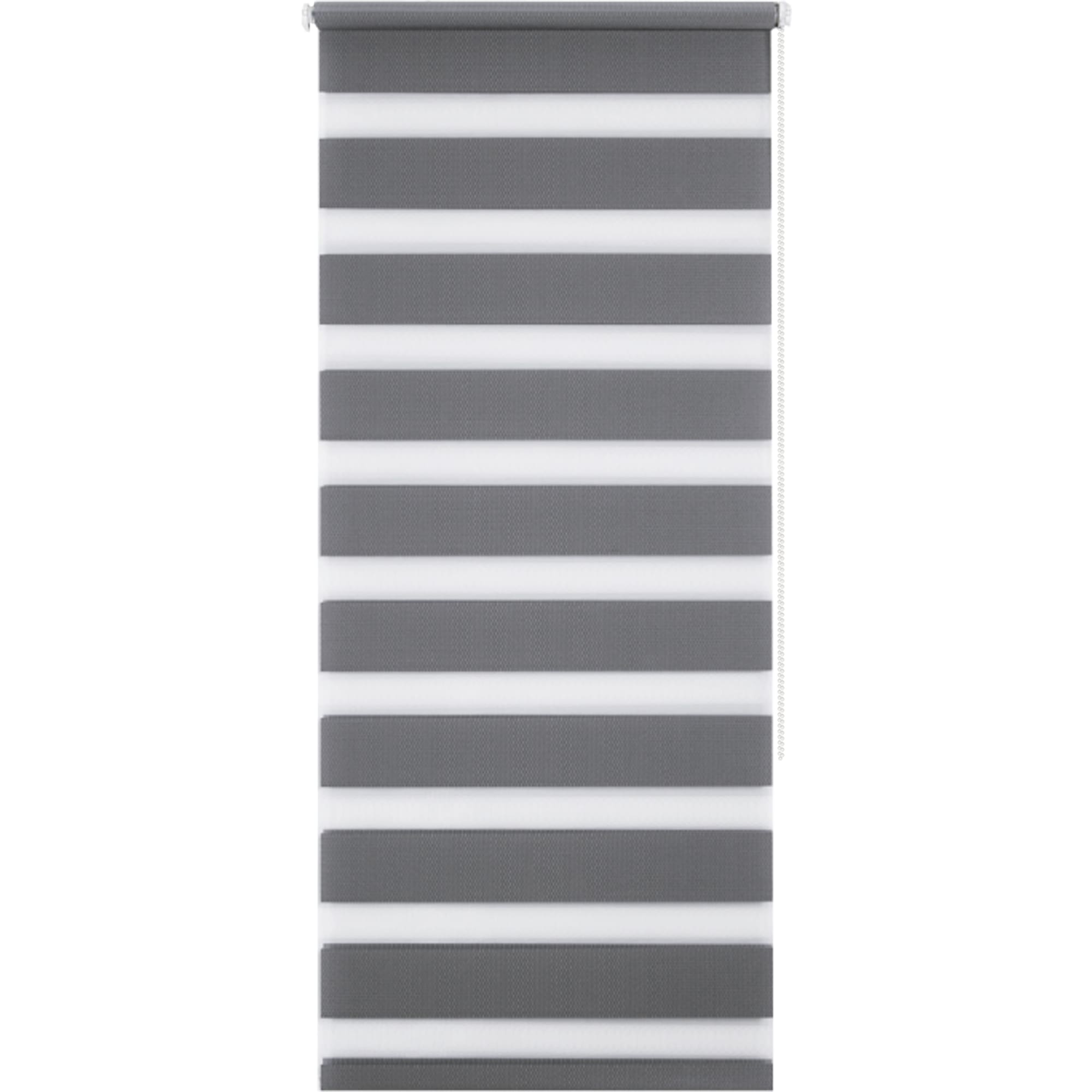 82614452 Штора рулонная день-ночь Miamoza Silver 55x160 см, цвет серый Santreyd 