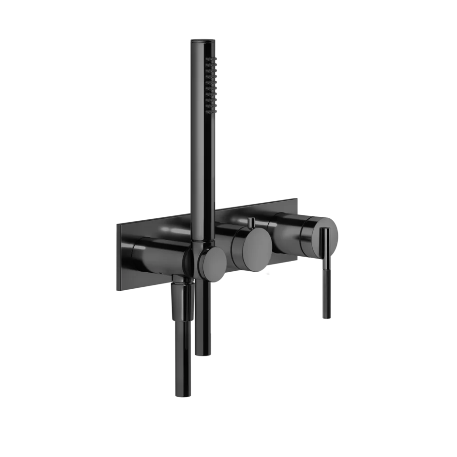 Смеситель для душа 63543 706 Gessi Ingranaggio ЧЕРНЫЙ МЕТАЛЛ PVD 63543706