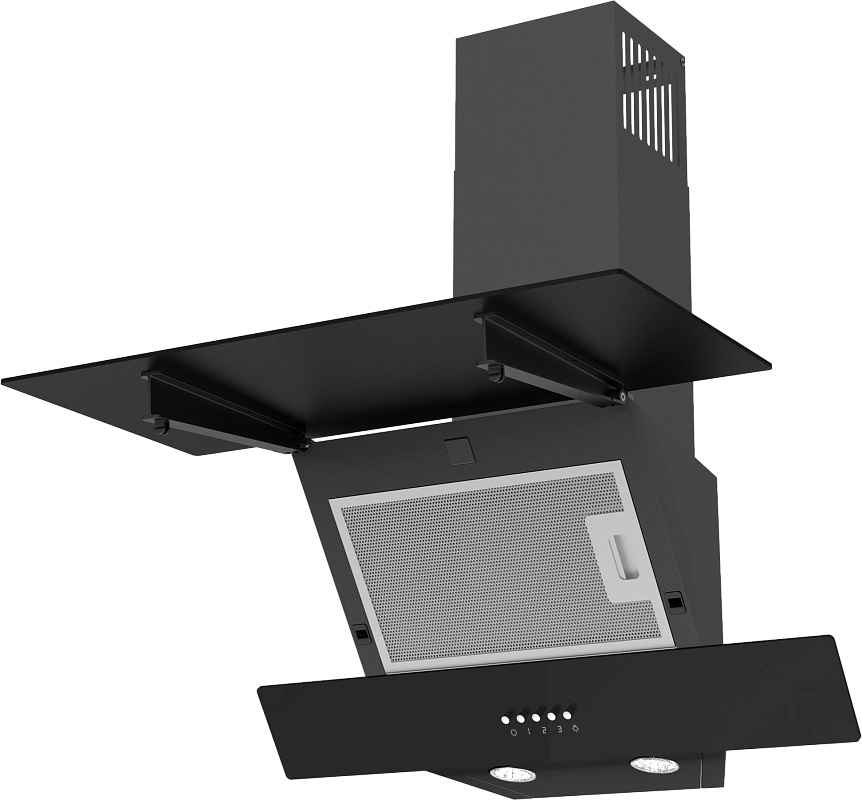9973953 Вытяжка наклонная Darina SLIDE G602B черный/черный STDN-0085069 - Вид №2