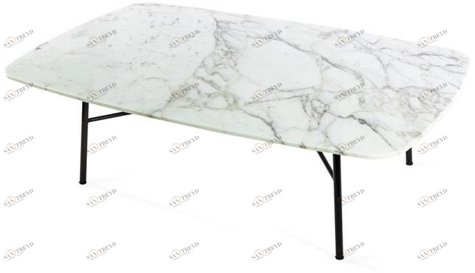 TrabA' Прямоугольный мраморный журнальный столик sun-id-1367724