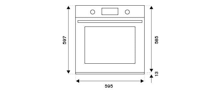 Многофункциональная электрическая духовка total steam Bertazzoni ARCH-00089532 - Вид №4