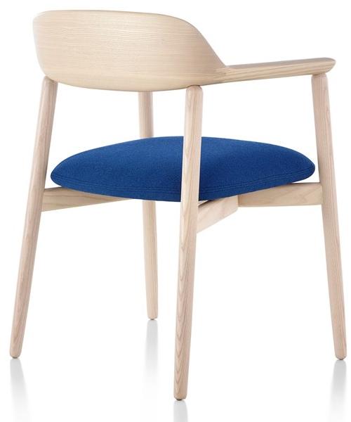 Herman Miller Стул из дерева и ткани с подлокотниками Crosshatch sun-id-1353326 - Вид №3