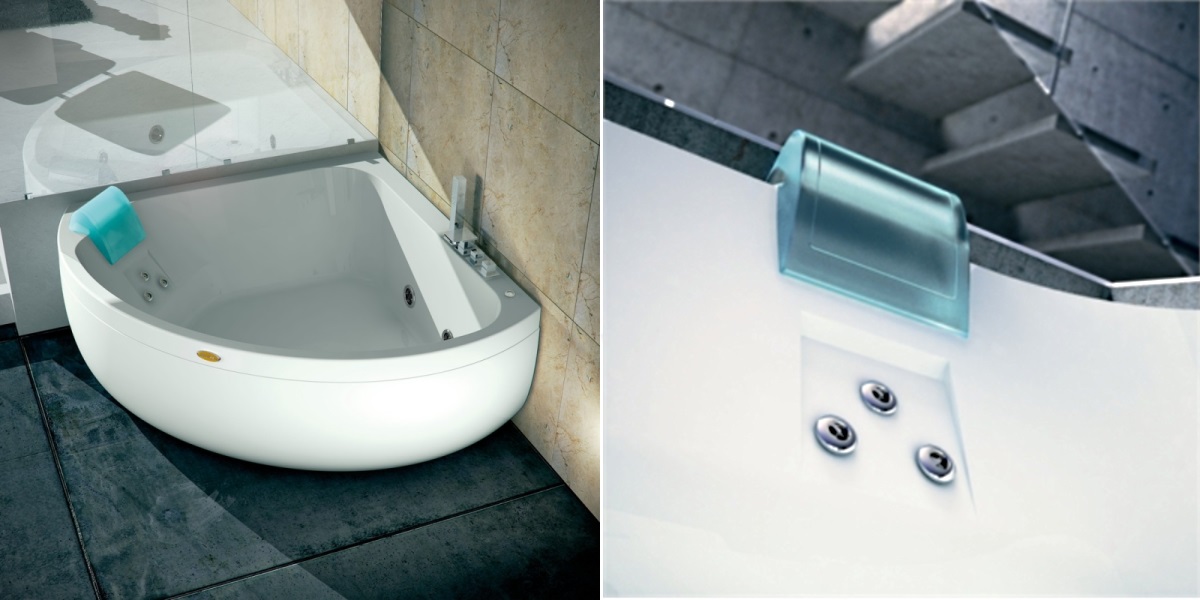 Ванна с гидромассажем "HYDRO BASE" Aquasoul Corner 140 угловая 9443-712A Jacuzzi 9443712A - Вид №1