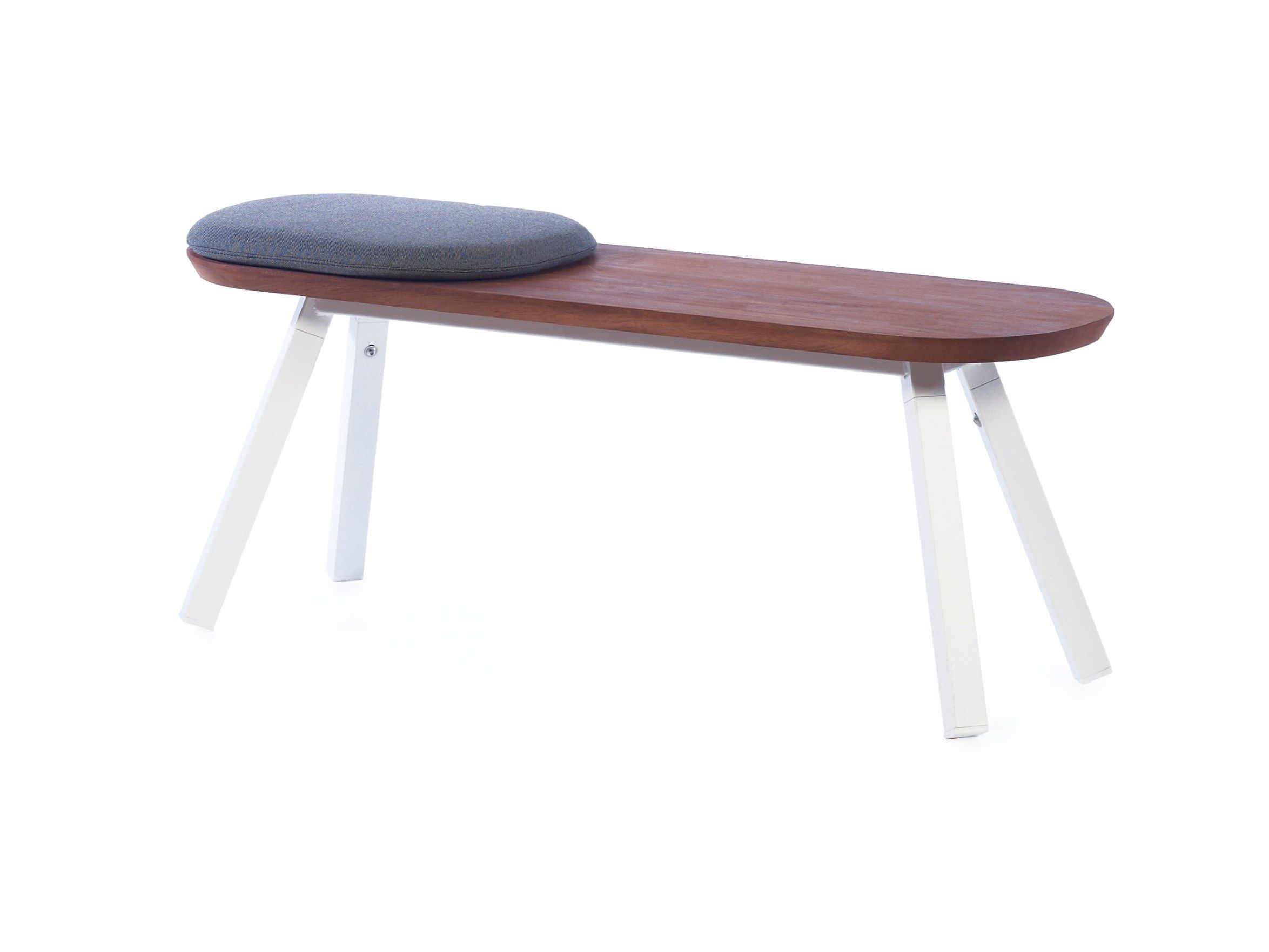 Садовая скамейка Iroko и окрашенная стальная основа RS Barcelona YOU AND ME ARCH-00089048 - Вид №17