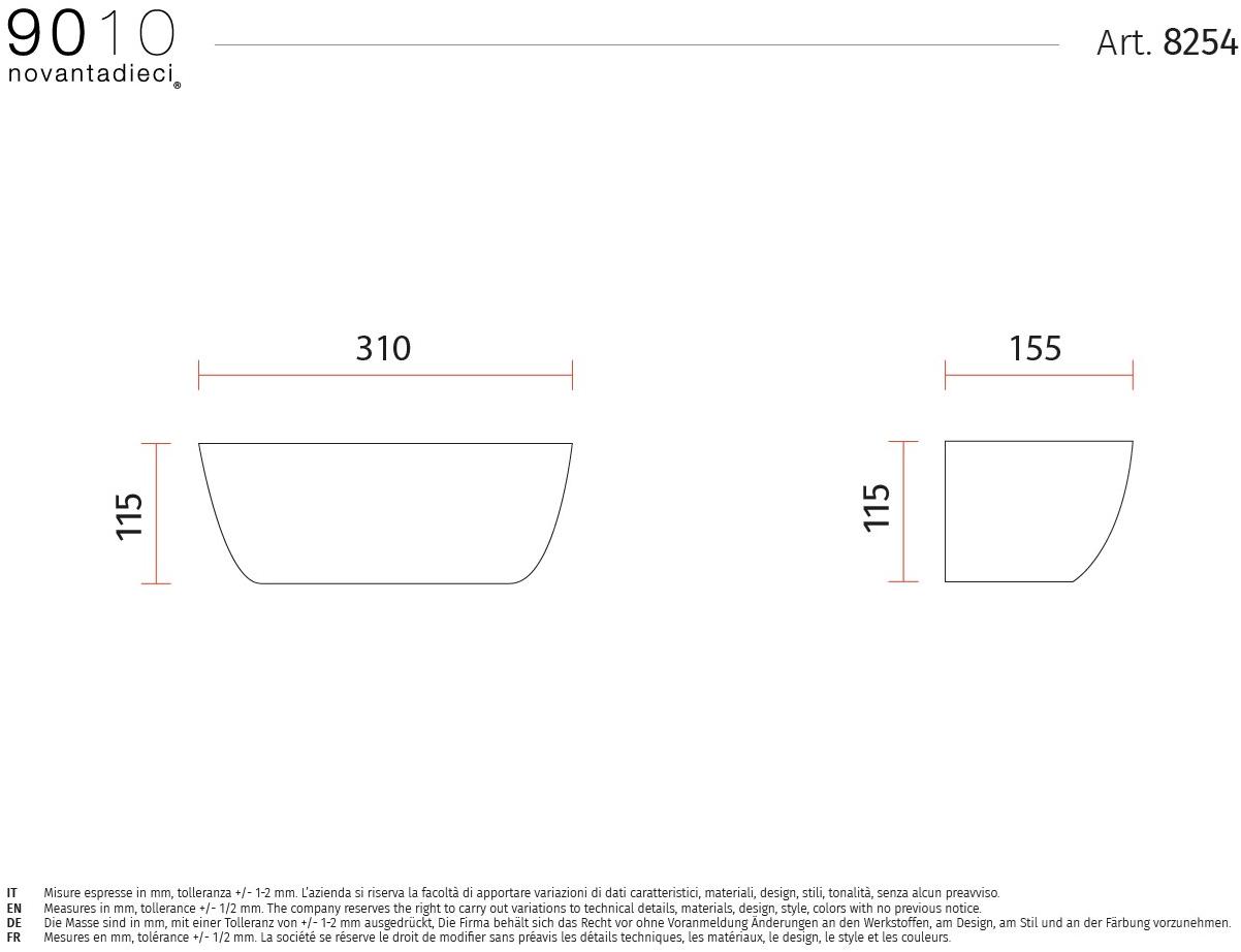9010 novantadieci Аппликация светодиода из керамики  8254  - Вид №3