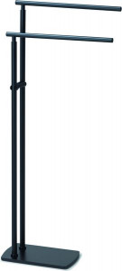 7331(14) Gedy G-Florida, стойка: 2 полотенцедержателя, цвет черный матовый