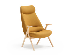 Кресло из полиэстера с высокой спинкой