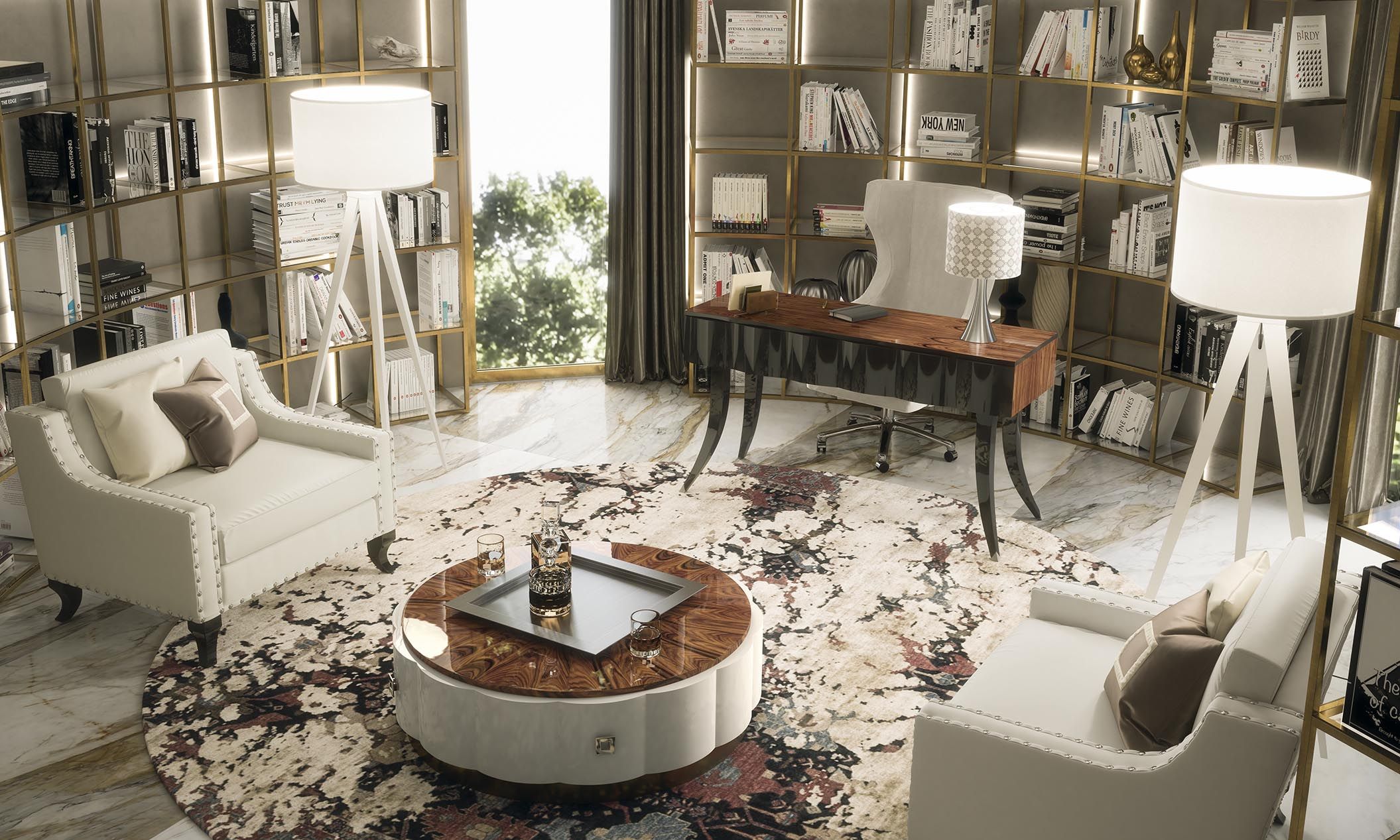 Тканевое кресло с подлокотниками GUERRA VANNI Оскар ARCH-00089425 - Вид №2