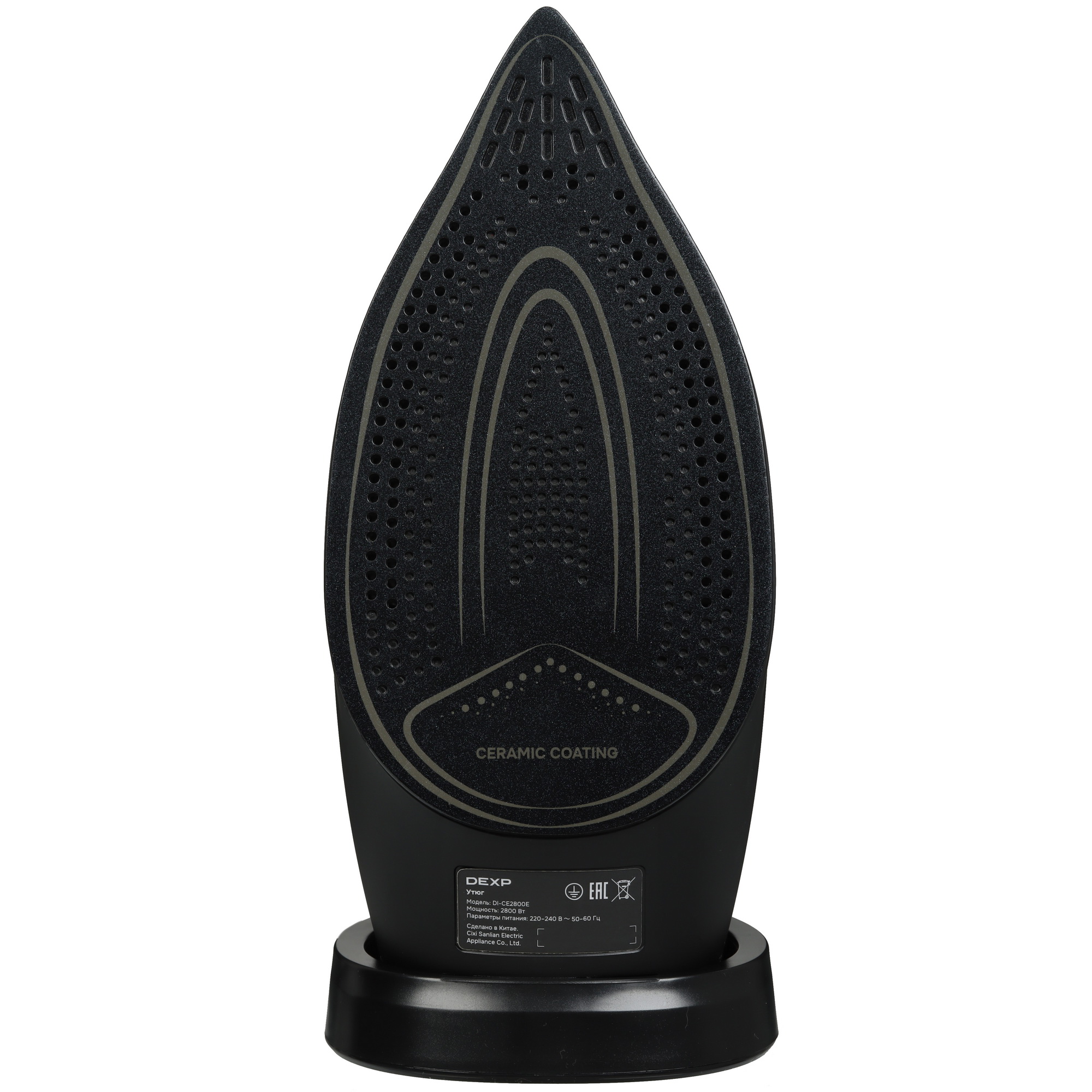 9176546 Утюг DEXP DI-CE2800E черный STDN-0113496 - Вид №4