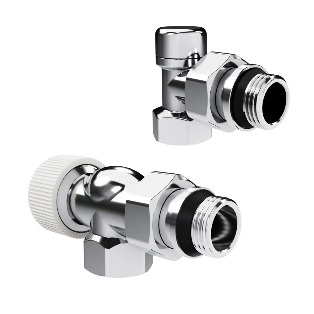 Термостатический комплект для радиатора осевой Royal Thermo Design 1/2" латунь цвет хром 89423308 STLM-2041633 