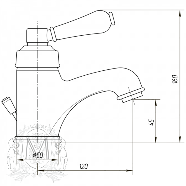 ML.ERM-7013.BI.CR Cмеситель Migliore Ermitage - Вид №1