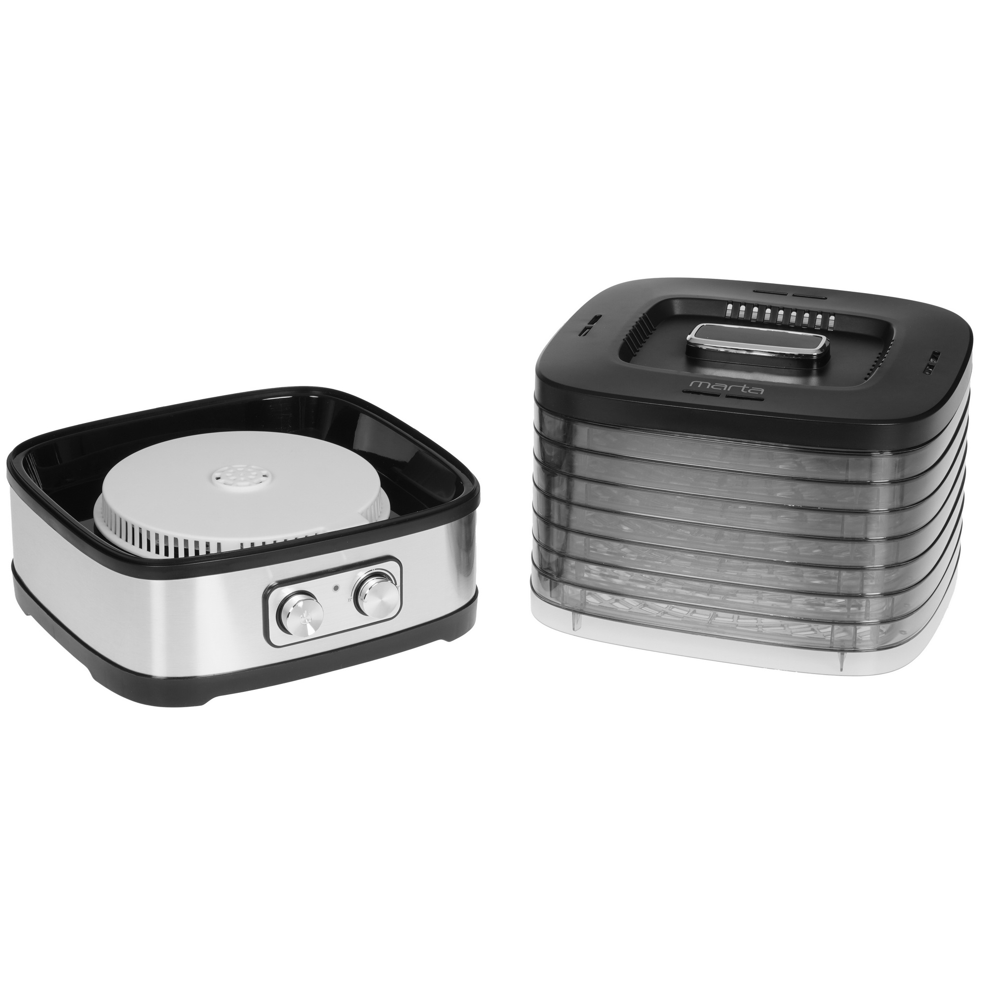 9058636 Сушилка для овощей и фруктов MARTA MT-1873 черный STDN-0098458 - Вид №5