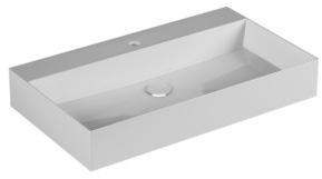 ELLP080450QM Подвесная раковина настенная прямоугольная Azzurra Ceramica Elegance белая