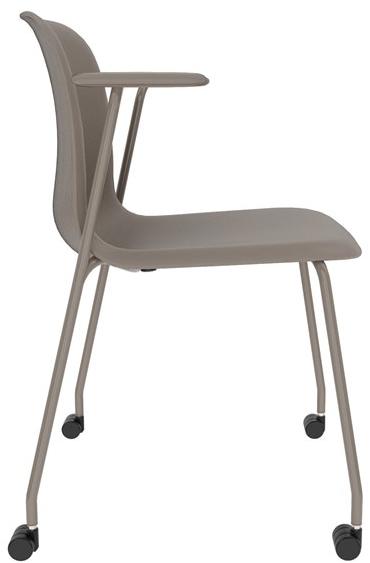 Howe Штабелируемый стул из полипропилена на колесиках Sixe sun-id-1441691 - Вид №3