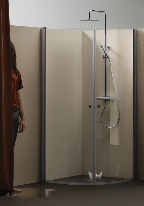 1450420 Igloo Pro Душевой Уголок Круглый 70X70 Hafa Прозрачный  - Вид №3