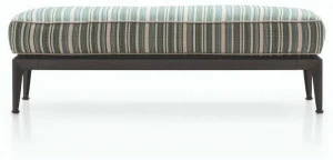 B&B Italia Outdoor Прямоугольный садовый пуф из ткани Ribes