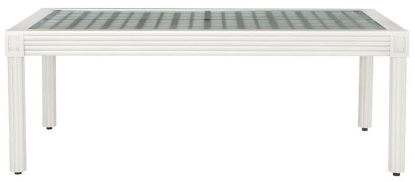 JANUS et Cie Прямоугольный журнальный столик из алюминия и стекла Quadratl sun-id-1347324 - Вид №1