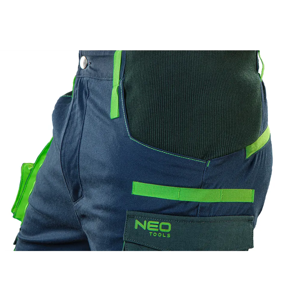 Брюки рабочие Neo Tools Premium темно-синие/зеленые размер S рост 175-178 83303285 STLM-2199268 - Вид №4