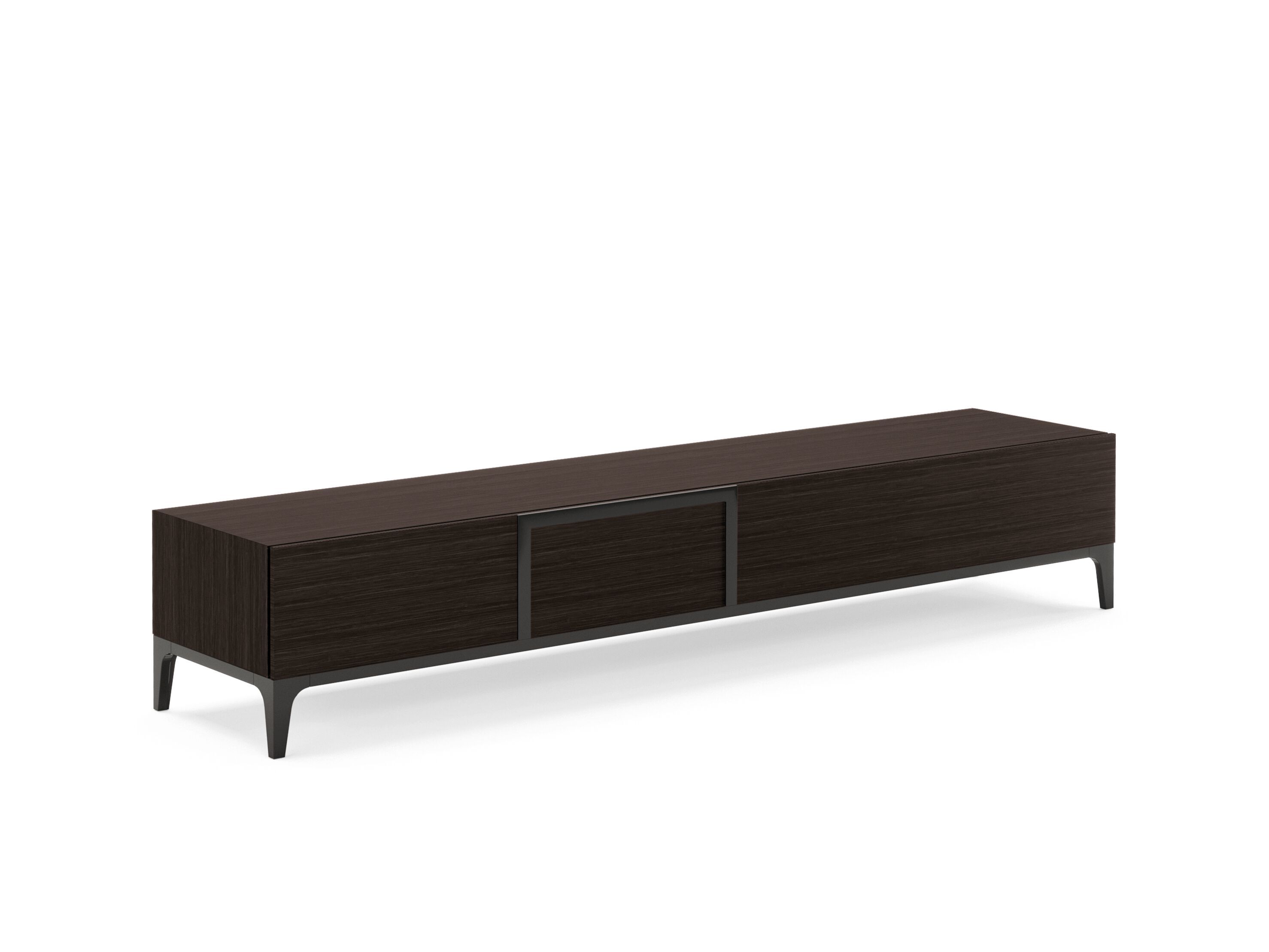Деревянный низкий ТВ-шкаф PRADDY ARCH-00030380 - Вид №1