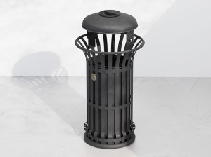 Корзина для мусора с пепельницей