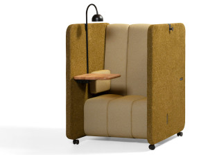 Ткань акустическое офисное кресло с журнальным столиком