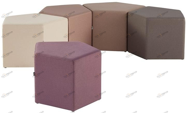 B&T Design Пуф из ткани sun-id-1430291