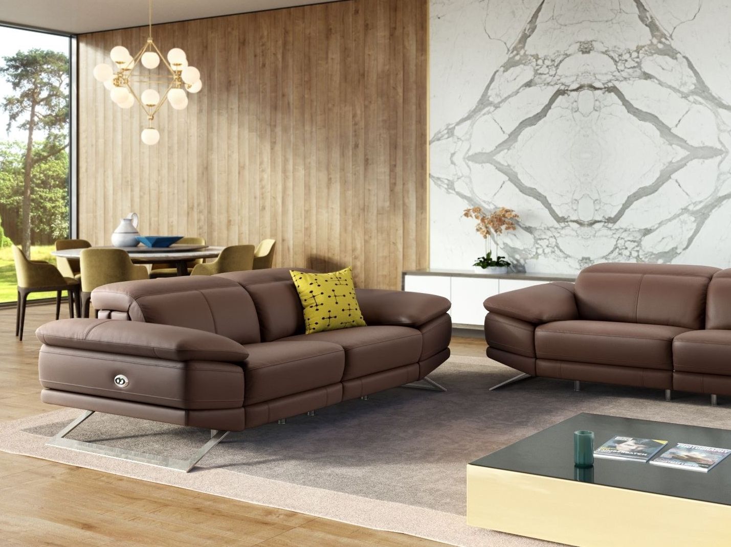 3-местный кожаный диван Sofanella FERRARA ARCH-00069768 - Вид №4