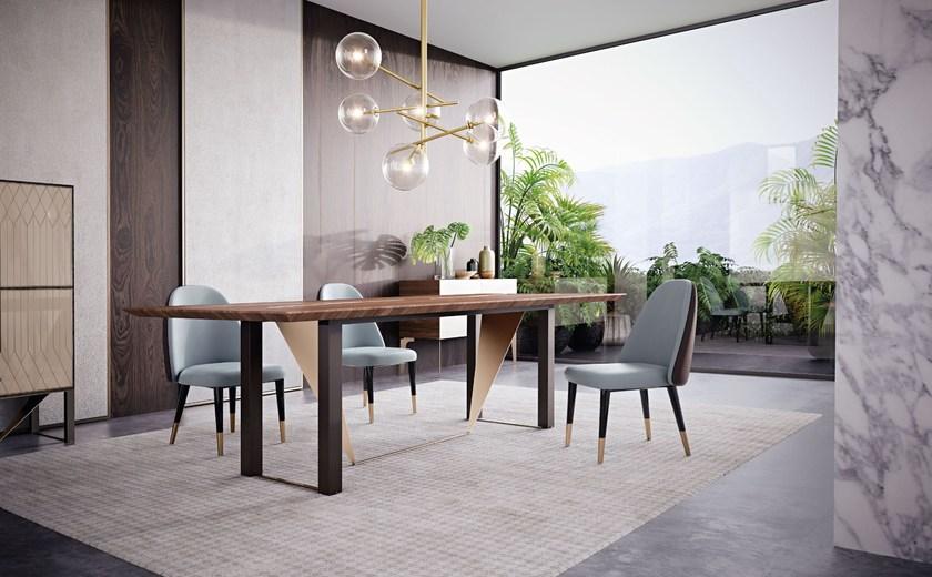 Capital Collection Прямоугольный деревянный обеденный стол Prisma sun-id-1464024 - Вид №4