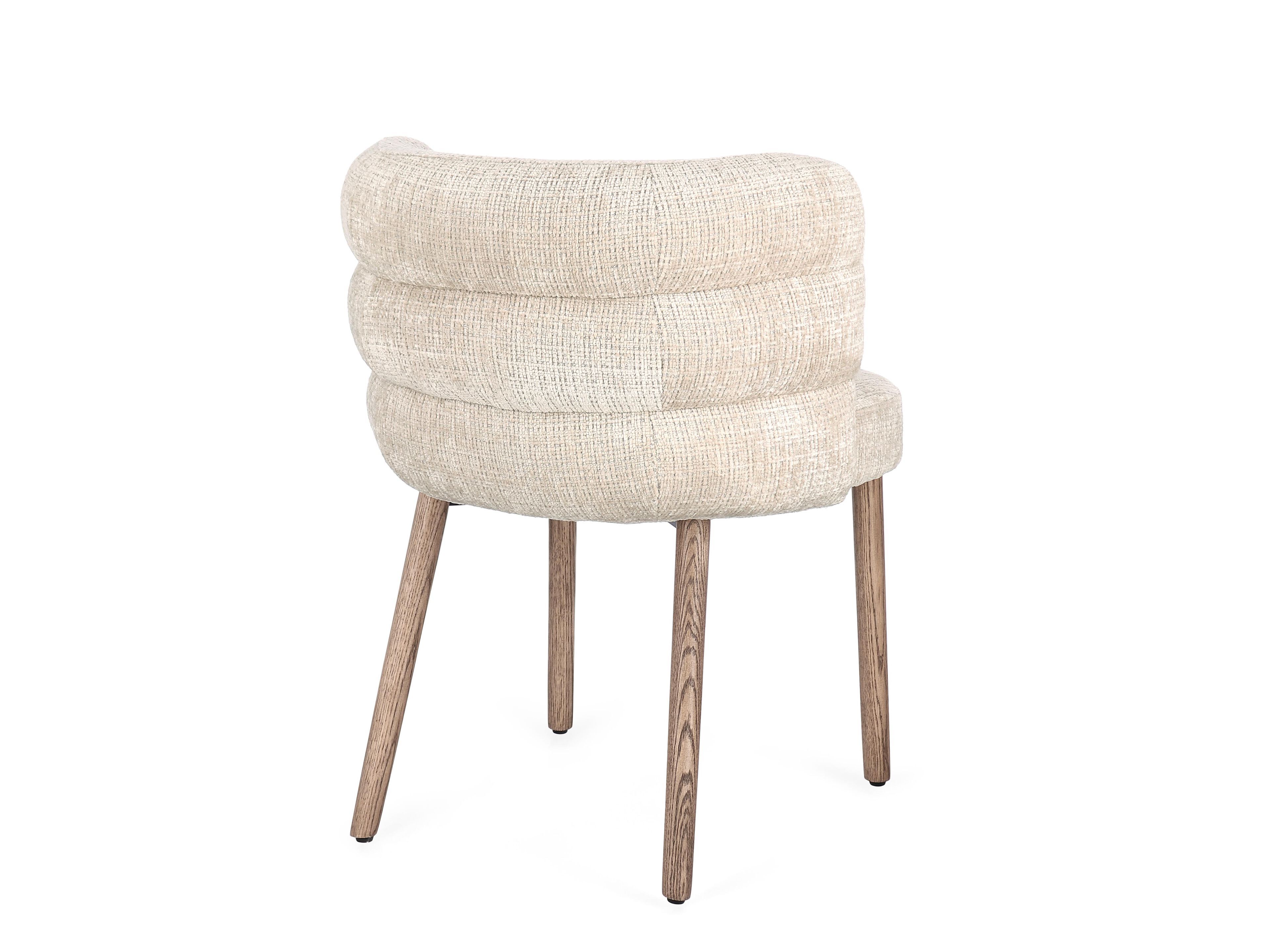 Мягкий тканевый стул с подлокотниками BIZZOTTO ILMA ARCH-00140851 - Вид №3