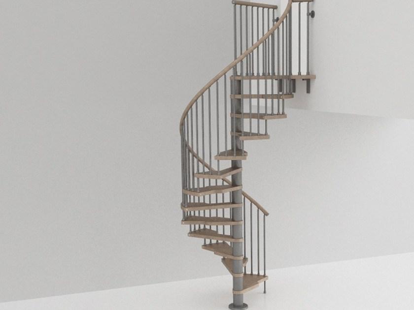 Fontanot Винтовая лестница из стали и дерева Genius + 2:easy sun-id-1431982 - Вид №1