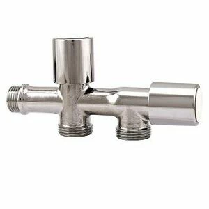 Вентиль ITAP двойной с выходами для бытовых машин 1/2"х3/4"х3/4"