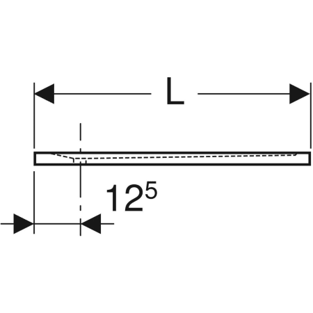 550.291.00.2 Квадратный душевой поддон Geberit Sestra Geberit  - Вид №3