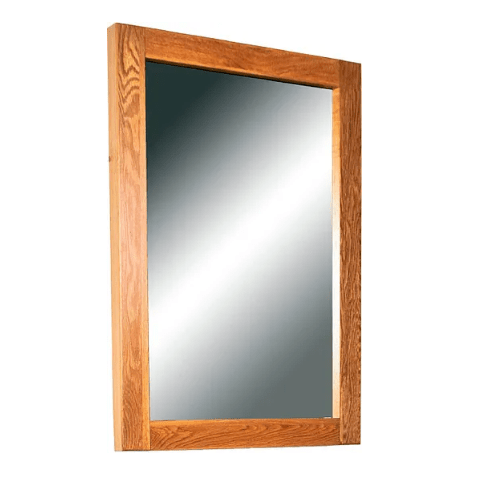 Зеркало Рига 60 см, массив дуба, лак, глянец, зеркальное полотно 4 мм Орех ORANGE sun-id-1517225 - Вид №3