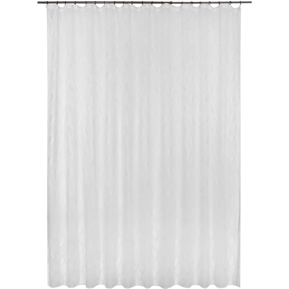 Тюль на ленте «Листок», 300х280 см, мотивы, цвет белый ТОРГОВЫЙ ДОМ ТЕКСТИЛЬ STLM-2042072