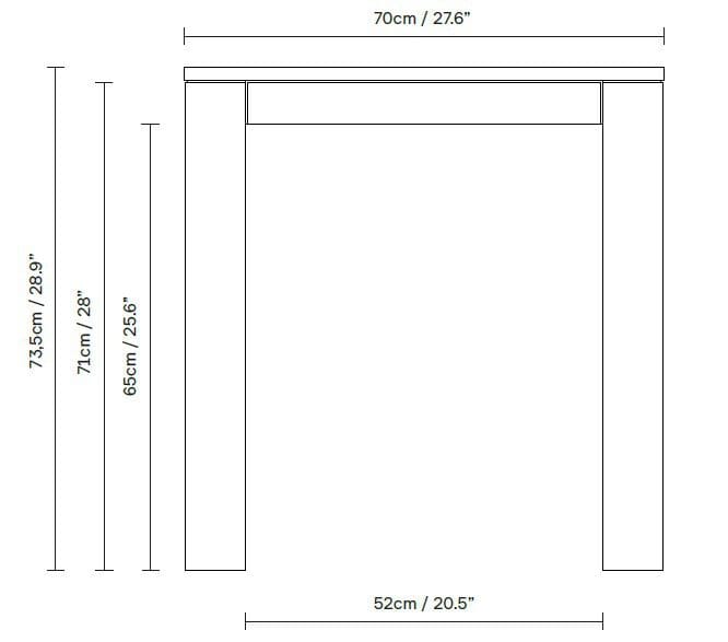Квадратный дубовый стол Form & Refine ELEMENT ARCH-00027961 - Вид №8