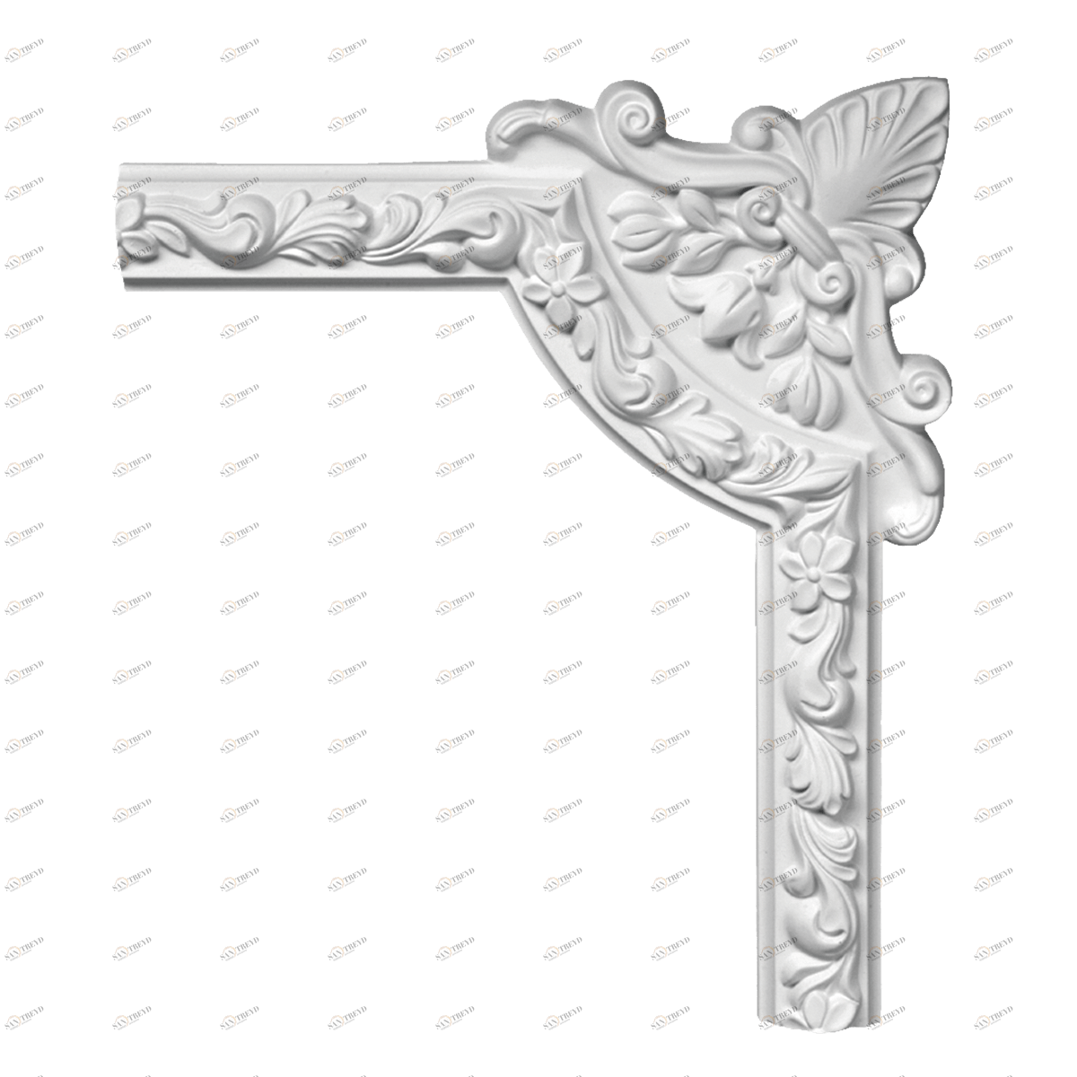 ЕВРОПЛАСТ 1.52.326 Угловой элемент 1.52.326 Пенополиуретан 