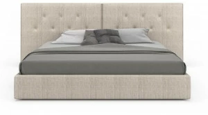 Huppé Двуспальная кровать из ткани с тафтинговым изголовьем Encore 3949u / 3953u