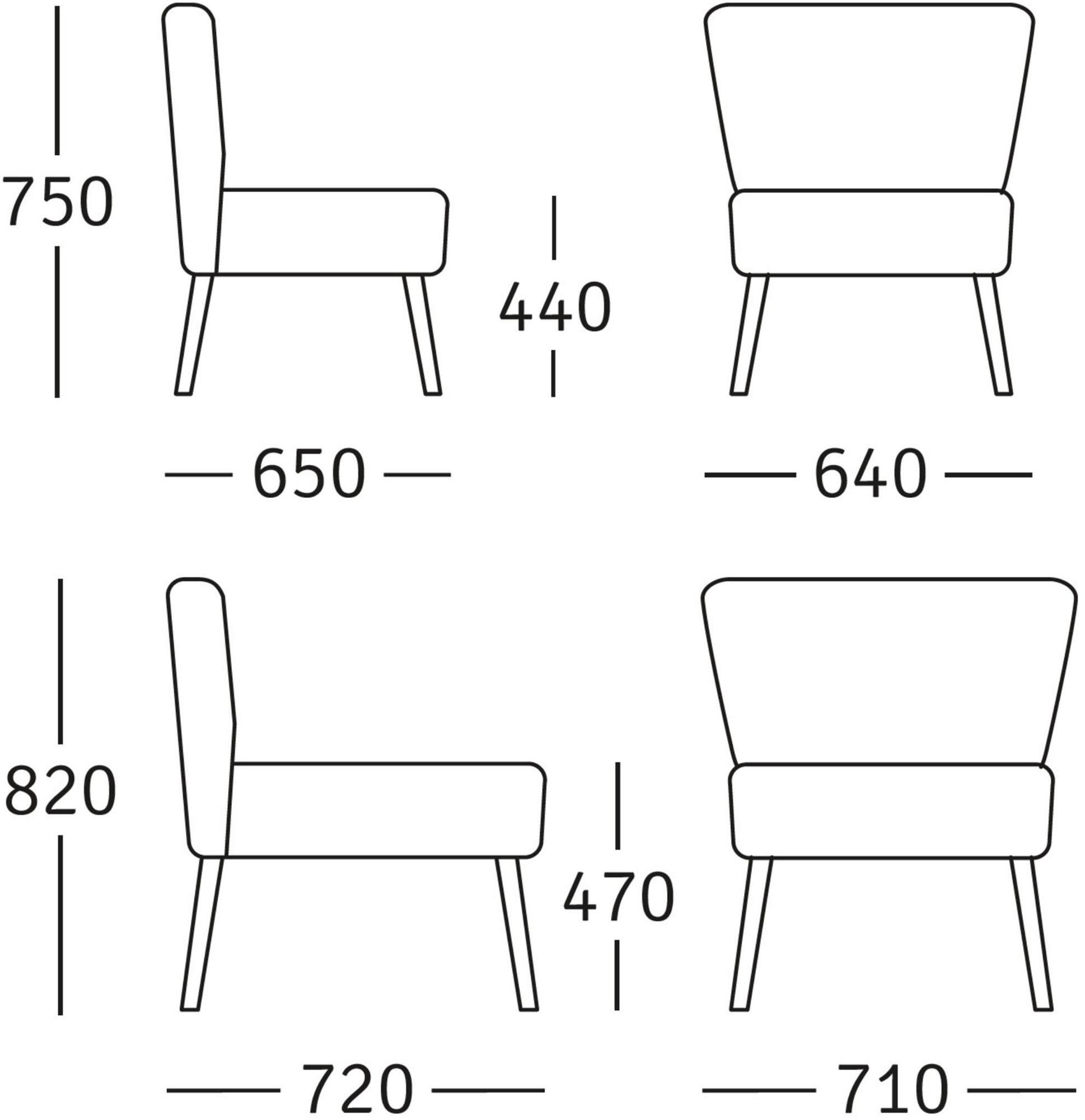ROSSIN Кресло из ткани Diana sun-id-1450999 - Вид №1