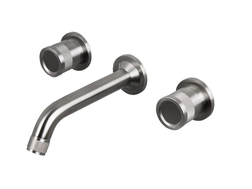 Настенный смеситель для раковины из нержавеющей стали с 3 отверстиями Tubico ARCH-00118933