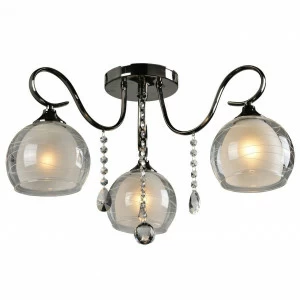 Потолочная люстра IDLamp Merinella 877/3PF-Darkchrome IDLAMP MERINELLA 182905 -