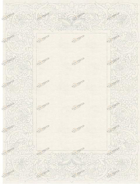 Tapis Rouge Прямоугольный коврик ручной работы с цветочным рисунком Dentelle Tr1360